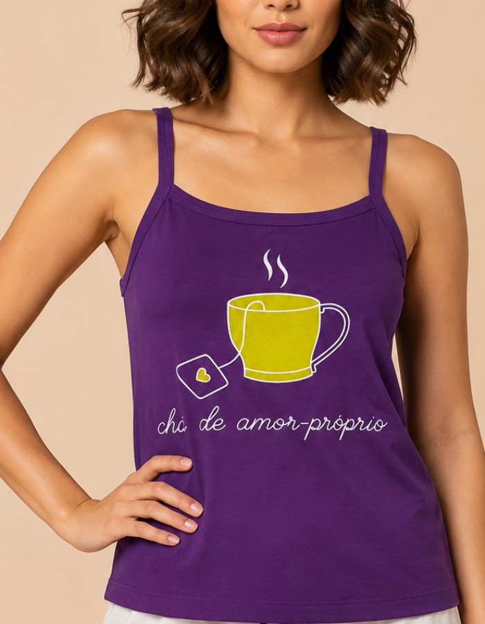 APENAS BLUSA ALÇA-CHÁ