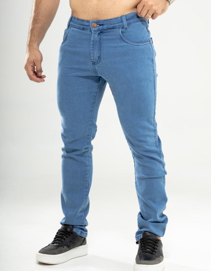 CALÇA MASC DELAVER ESCURO AZUL