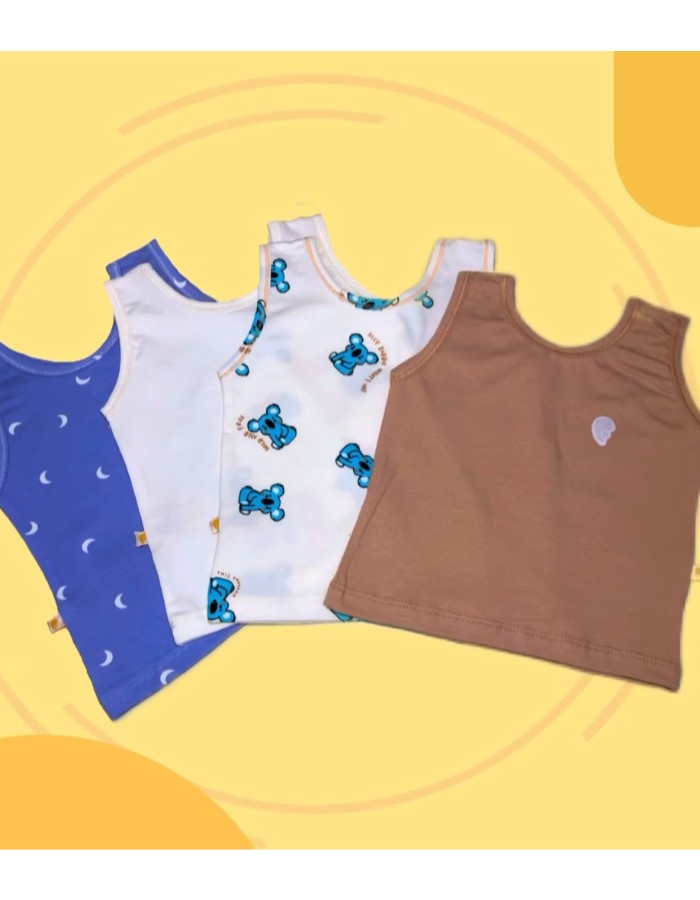 KIT CAMISETA COTTON FRUTO DA MALHA 2 UNIDADES