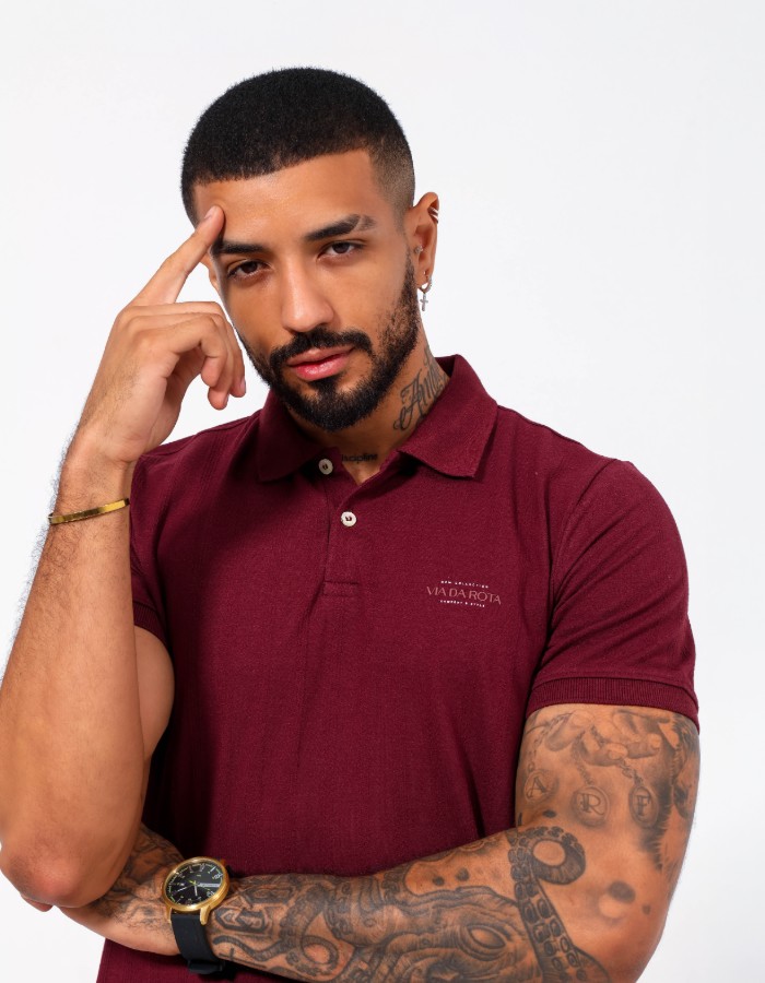 GOLA POLO C/TEXTURA DIFERENTE