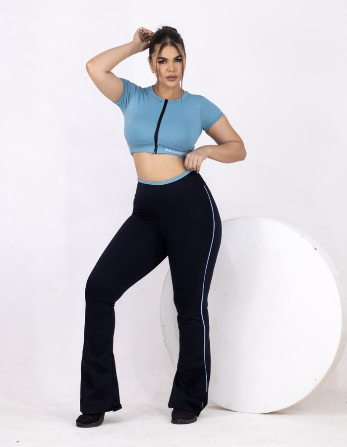 CALÇA BAILARINA CÓS 2 COM FIXA DE CABELO EM POLIAMIDA