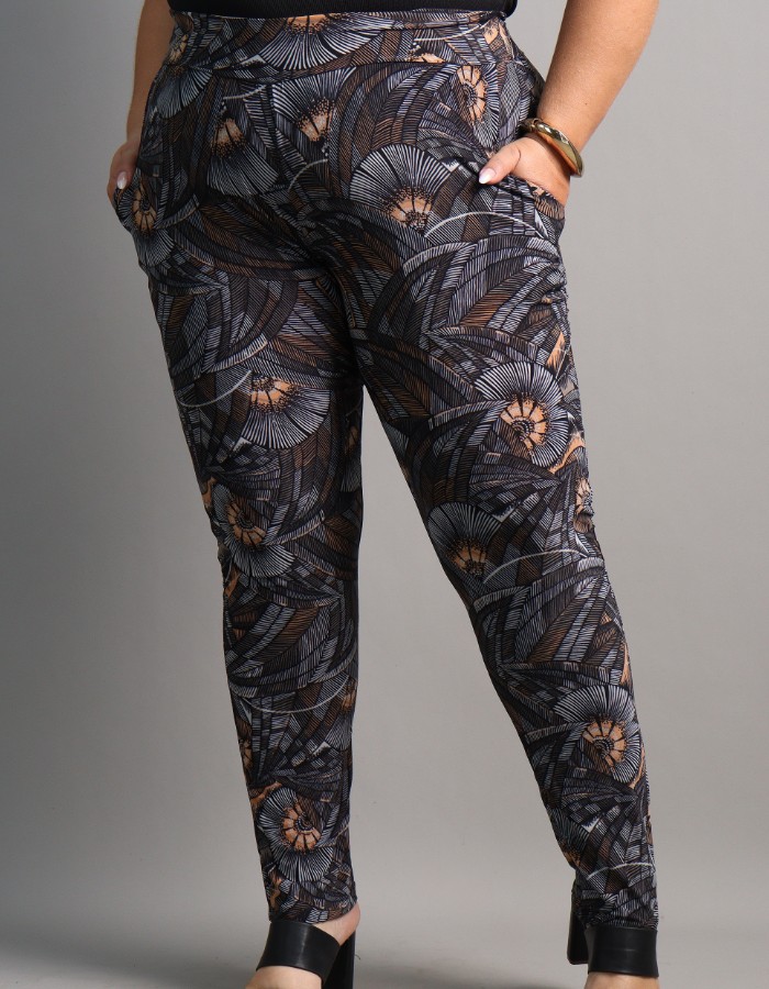 CALÇA COM BOLSOS - TAM G E GG