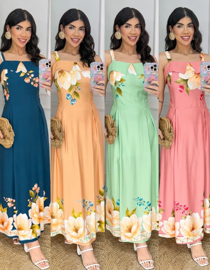 Vestido Alça Aba