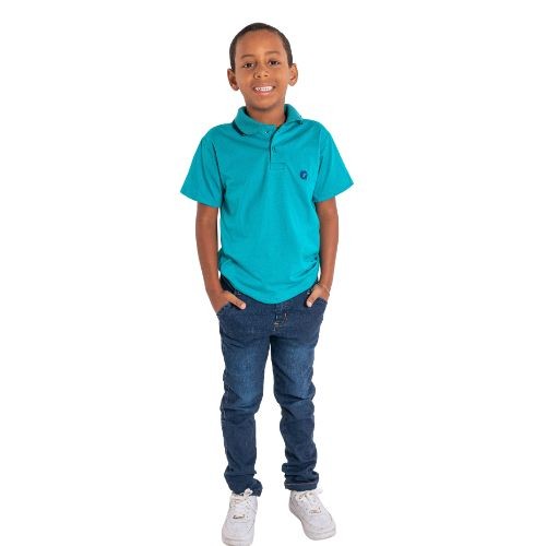 CAMISA JUVENIL GOLA POLO BÁSICA
