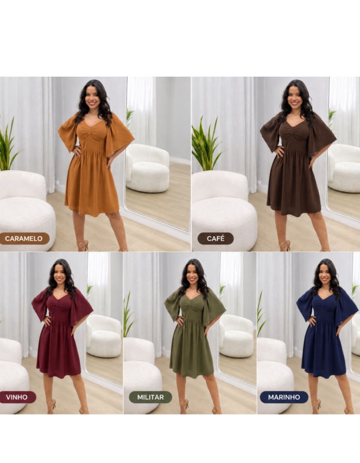 Vestido curto Dalila