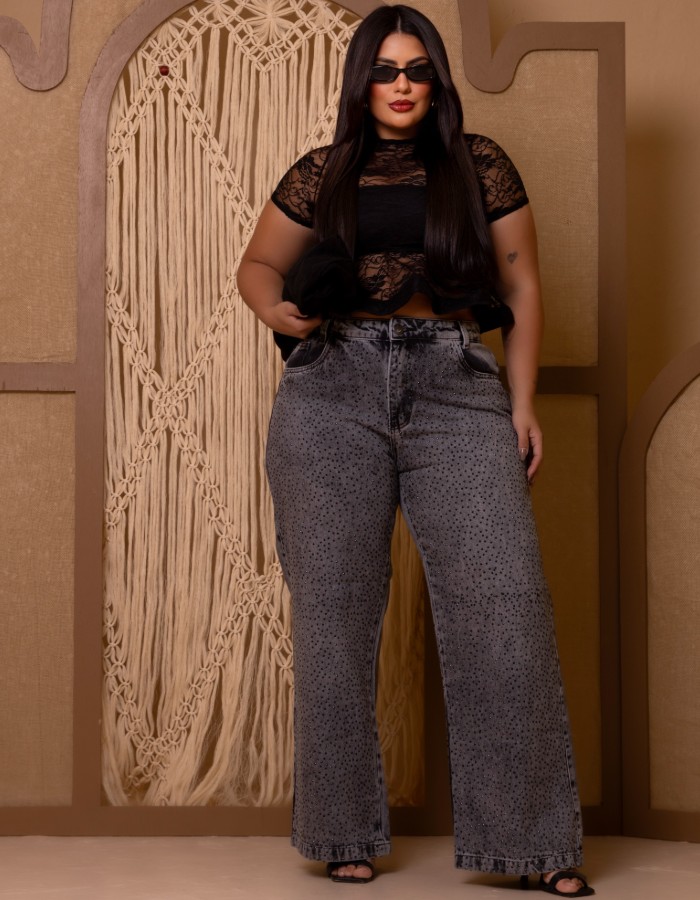 CALÇA PLUS 100% 