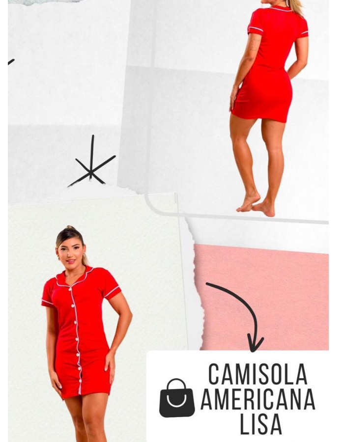 CAMISOLA AMERICANA LISA
