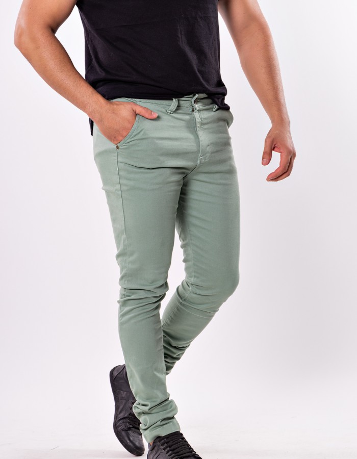 SOCIAL MASCULINA VERDE CLARO
