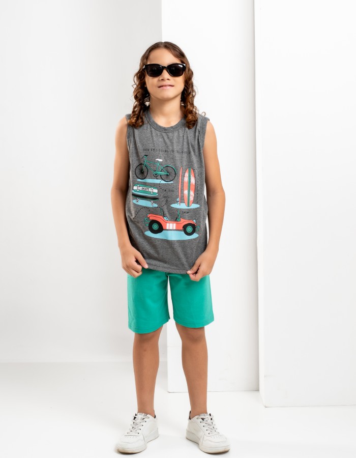 CONJUNTO MOLETON INFANTO-JUVENIL REGATA