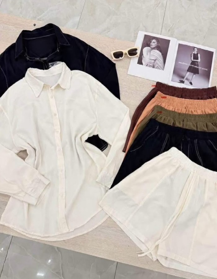 CONJUNTO CAMISA PESPONTO