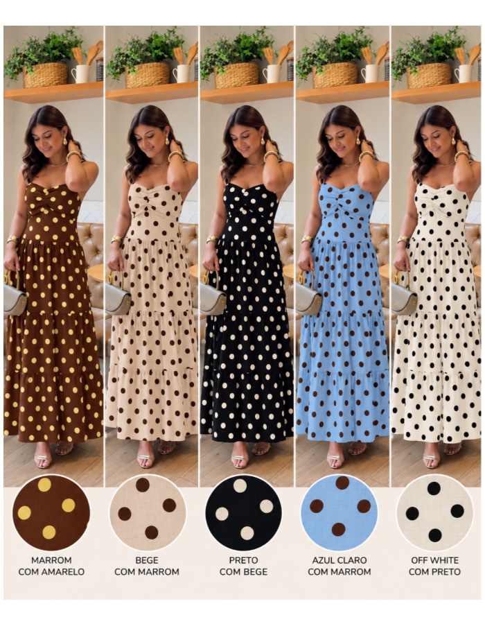 Vestido Longo Hortência