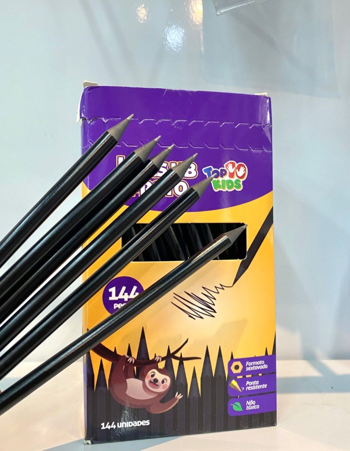 BOX DE LÁPIS PRETO