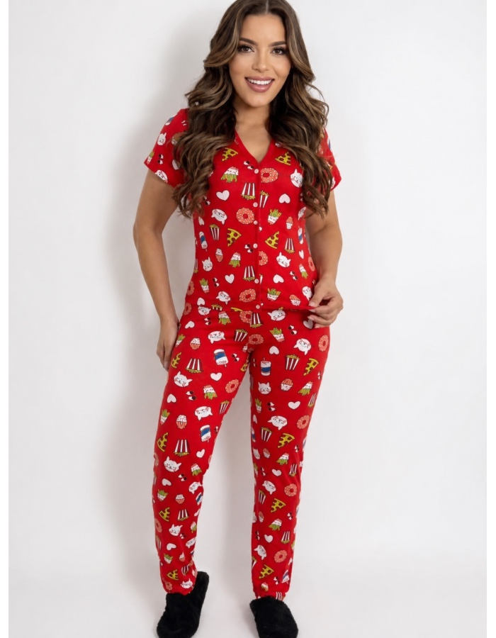 PIJAMA BOTÃO FAKE 