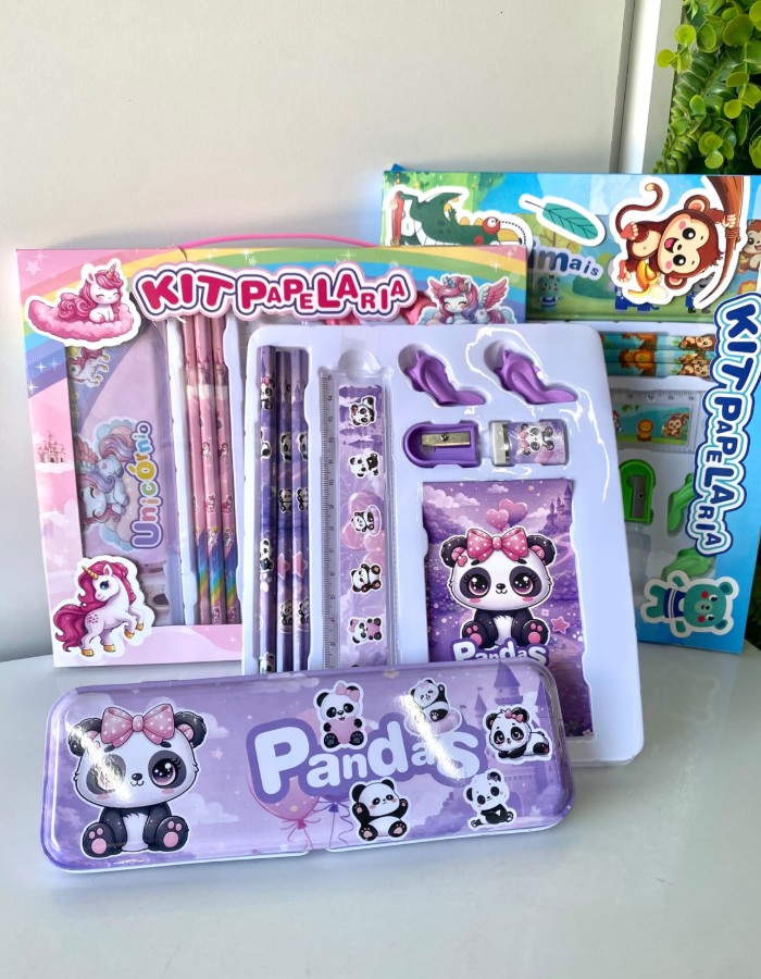 KIT PAPELARIA INFANTIL