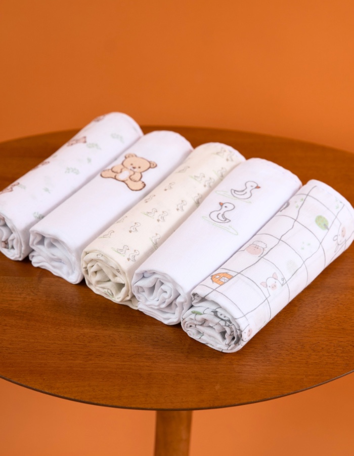 FRALDA SOF PREMIUM PAPI COM 5 PÇS 80cmX80cm