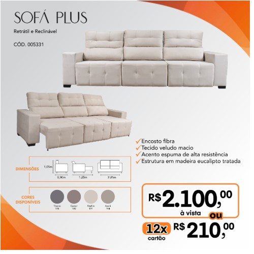 Sofá Plus