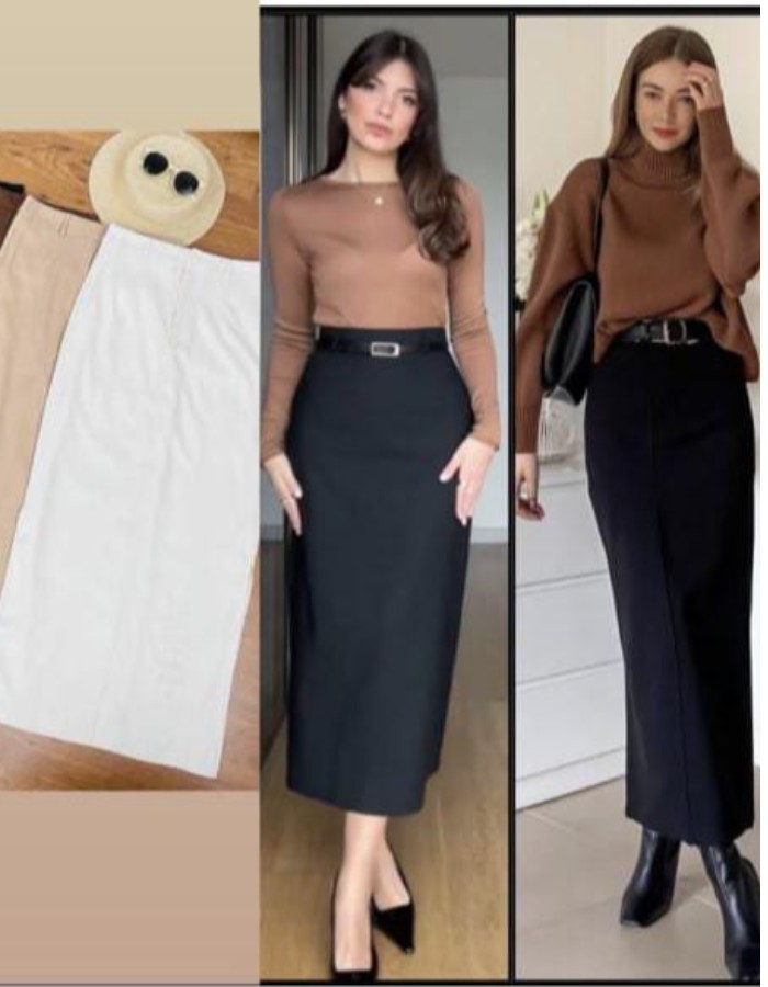 SAIA TECIDO CREPE Midi 