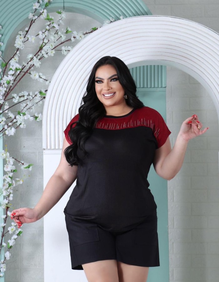BLUSA PLUS SIZE BÁRBARA 