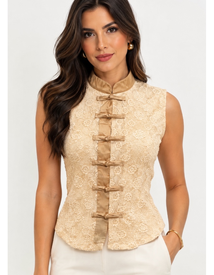 Blusa renda chinesa 