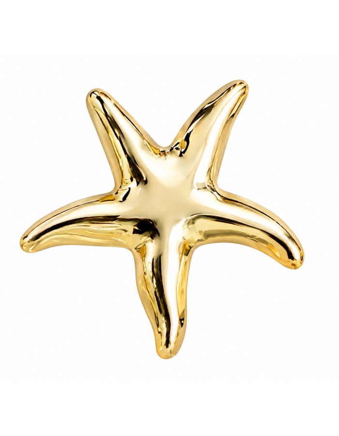 ACESSÓRIO ESTRELA ABS DOURADO - C/ 1 UNIDADE