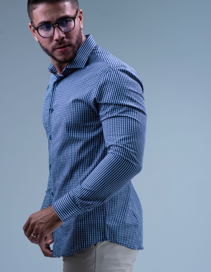 CAMISA MARSELHA XADREZ ML | 100% Algodão