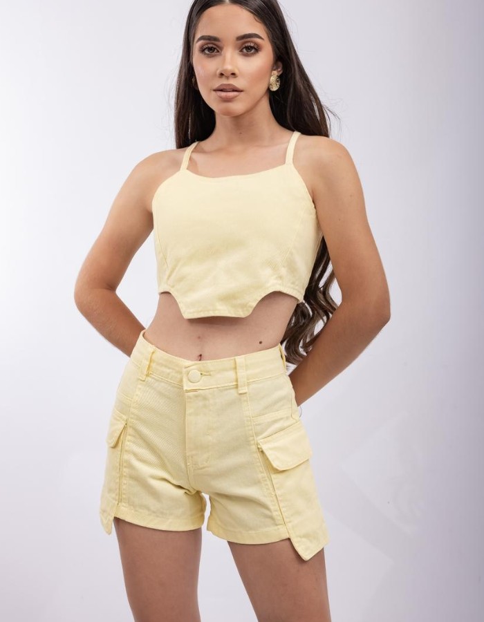SHORT BOLSO PASSANDO (DESGRADEADA)