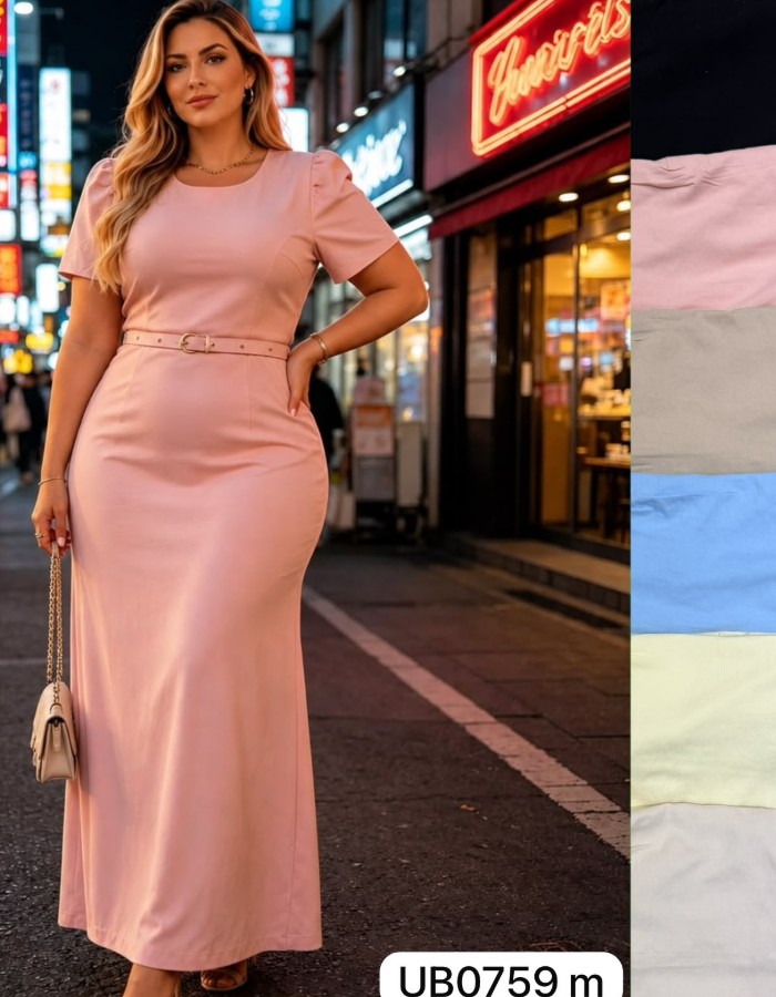VESTIDO PLUS SIZE CINTHIA 