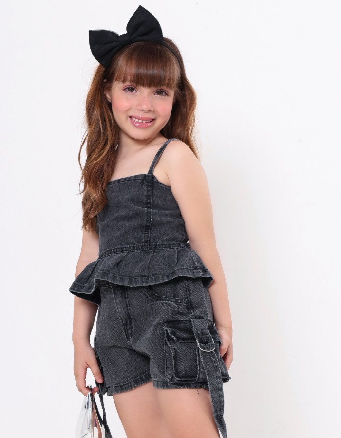 SHORT BLACK INFANTIL 