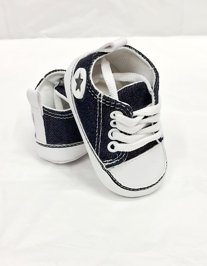 TENIS JEANS PRETO BEBÊ EMANUEL 