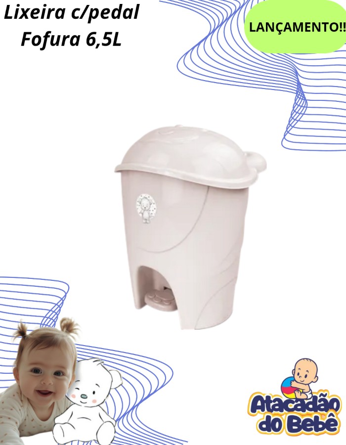 Lixeira com pedal Cajovil 