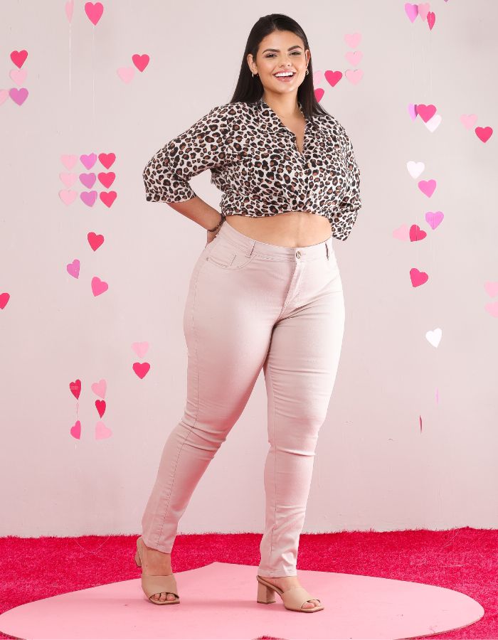 CALÇA SKINNY PLUS SIZE
