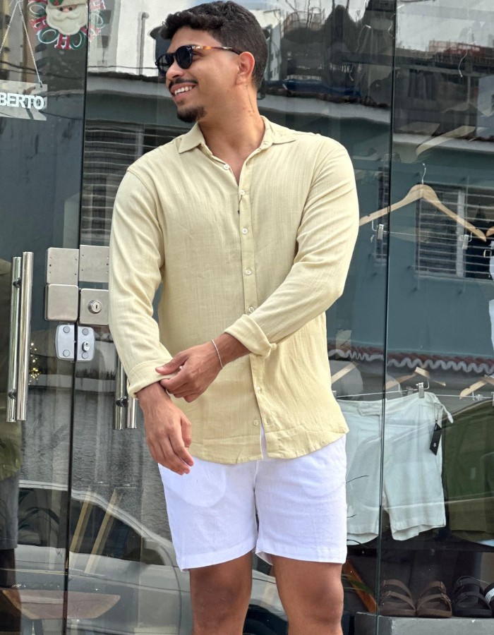 CAMISA FIRENZE AMARELA