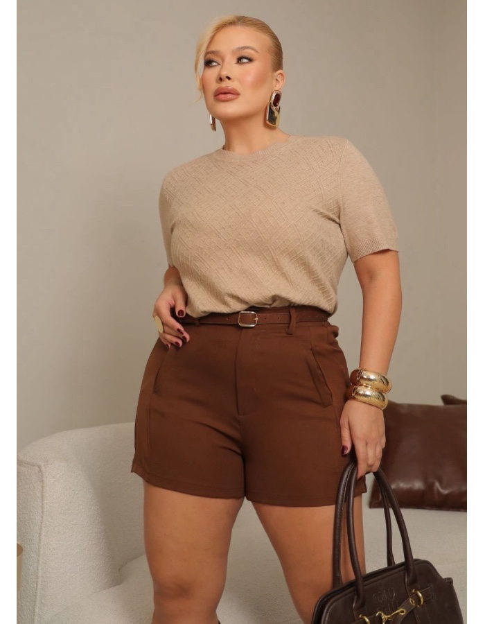 Short Plus Flor 