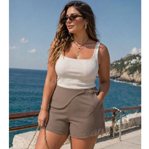 SHORT PLUS ALFAIATARIA 