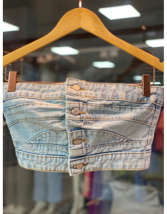 cropped softy jeans claro