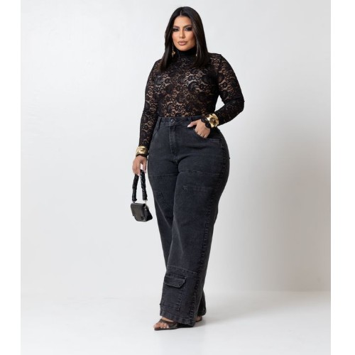 WID LEGG DETALHE SOBREPOSTO BLACK MARMORIZADA NA LYCRA