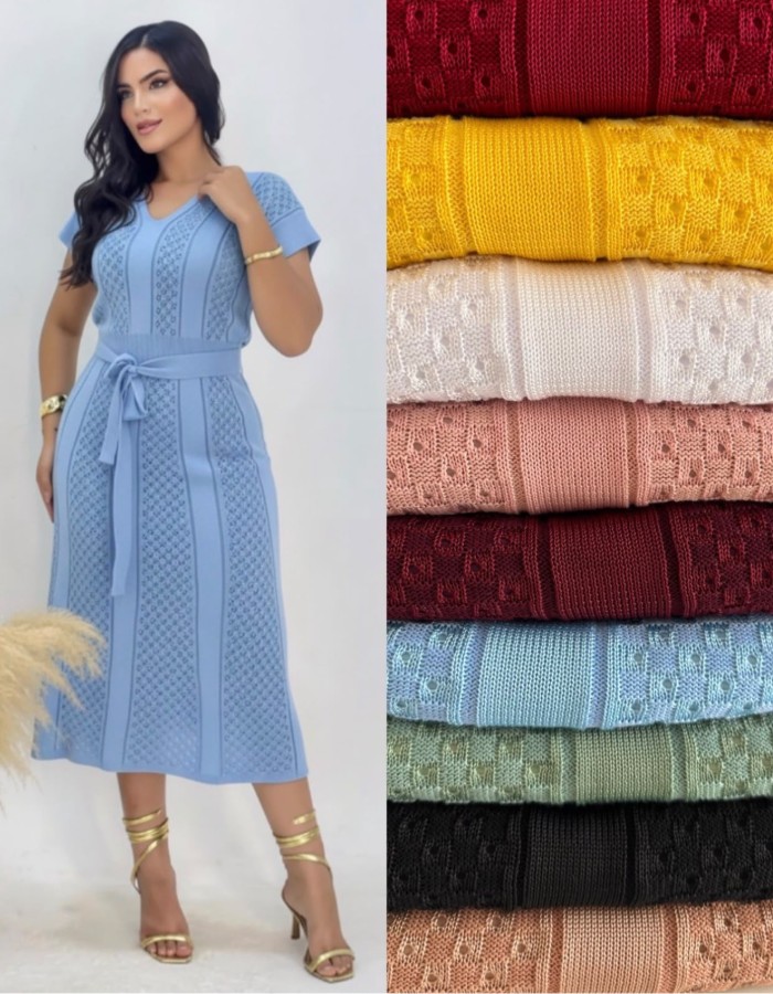 VESTIDO COM FAIXA