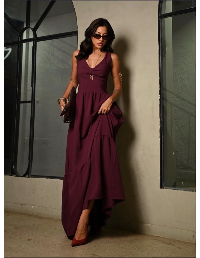 VESTIDO LISO