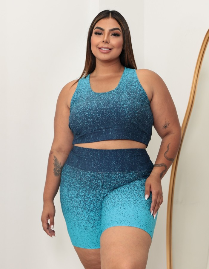 CONJUNTO  FIT DEGRADE PLUS SIZE