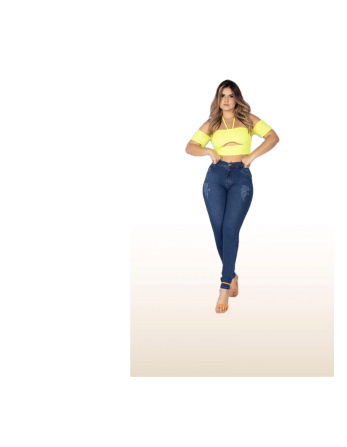 Calça slim 