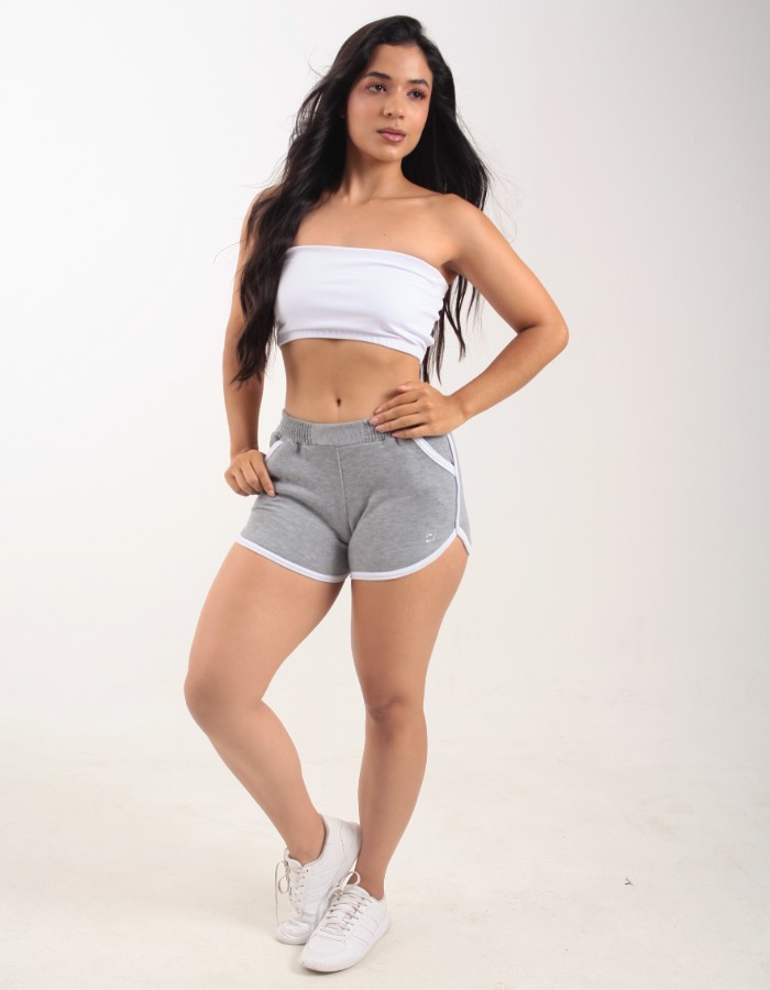 Short Feminino com Viés