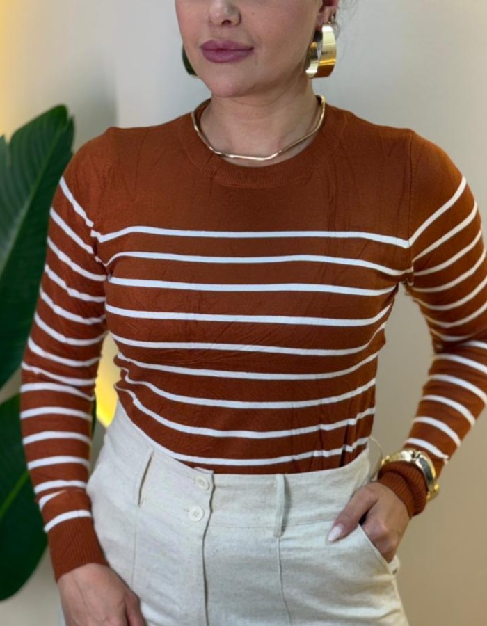BLUSA MANGA COMPRIDA TECIDO FRIO 