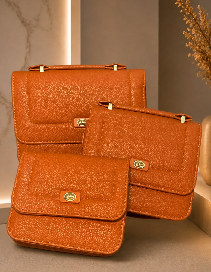 BOLSA FEMININA KIT COM 3