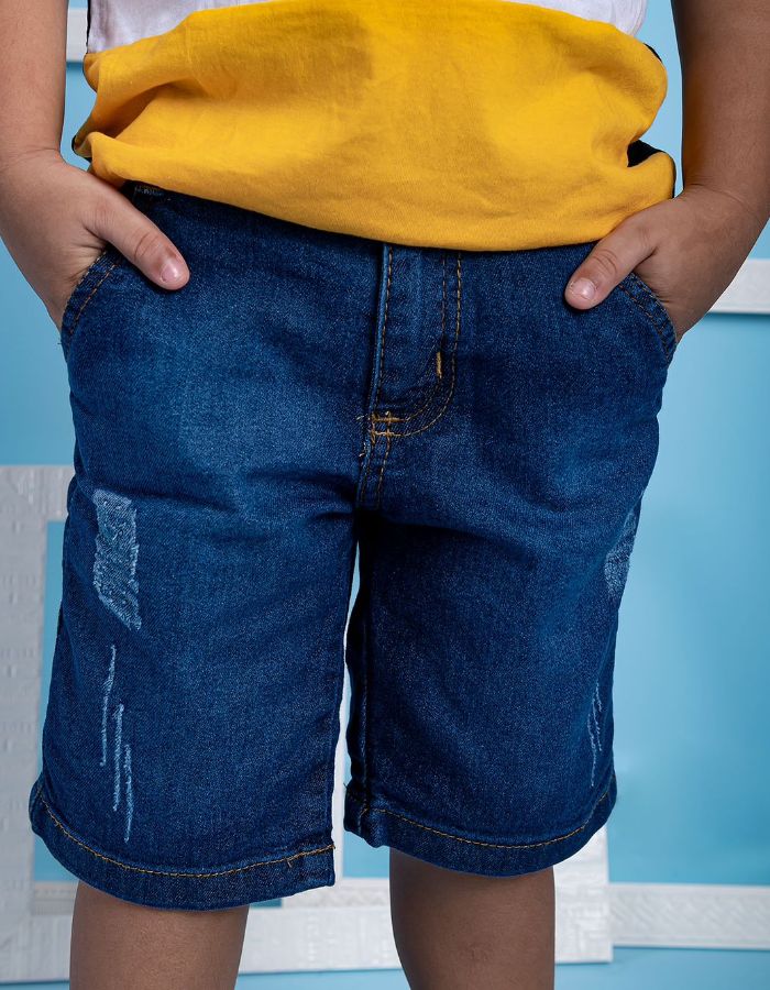BERMUDA JEANS MENINO