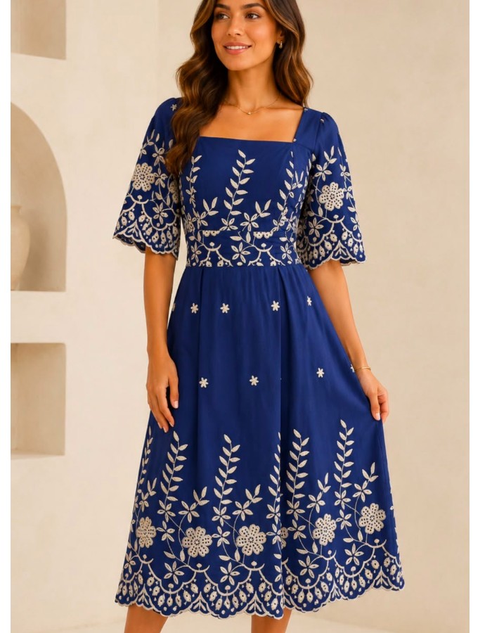 VESTIDO LAURA BORDADO
