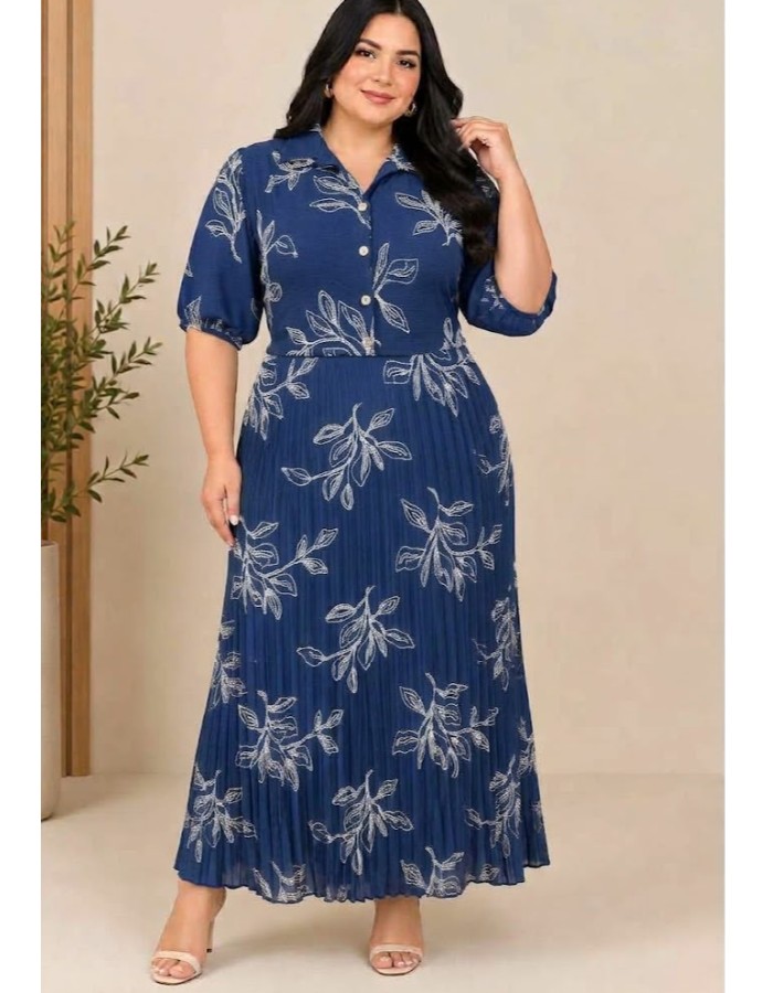 VESTIDO PLISSADO