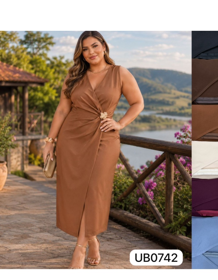 Vestido plus sizer 