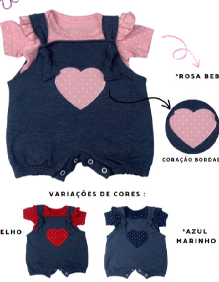 MACAQUITO BODY BOLINHA ELIEL BABY