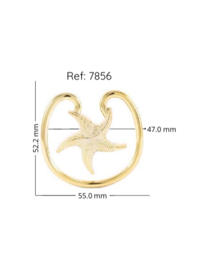 ACESSORIO 7856 DOURADO 1 UND