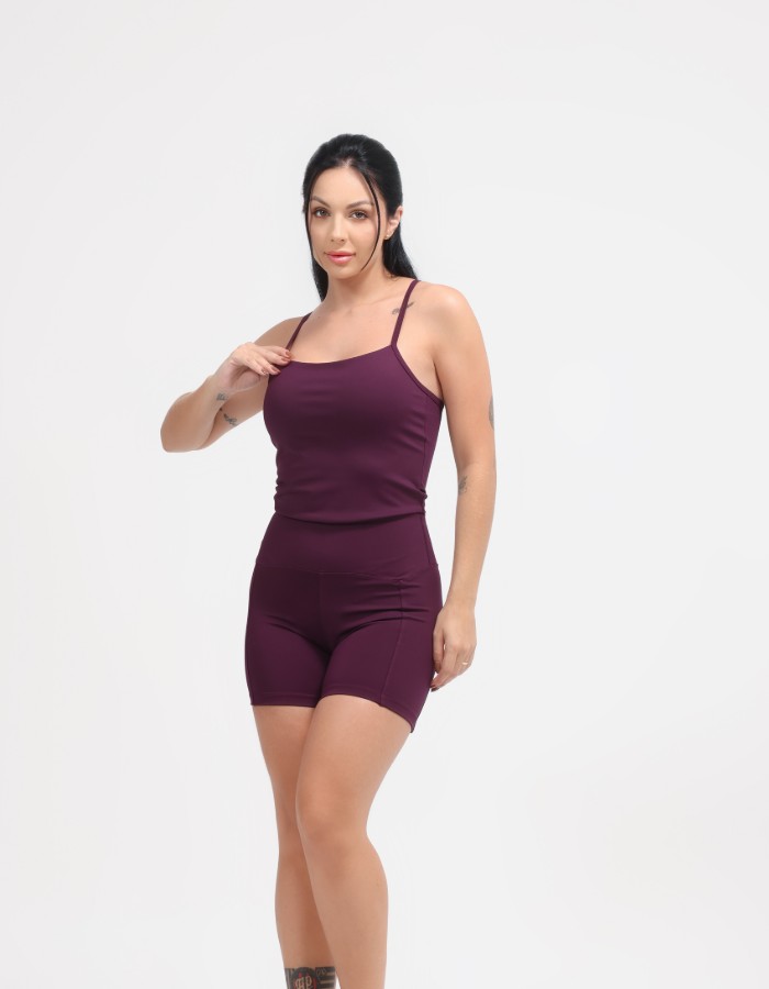 conj. de short e regata BASIC